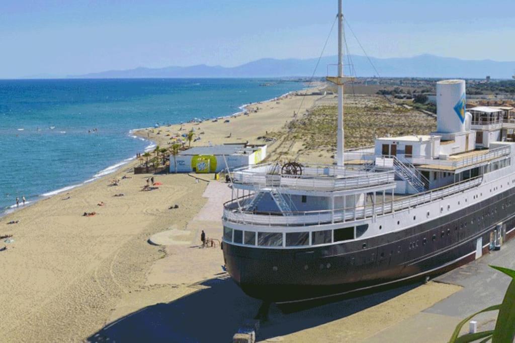 T2 Vue Mer Acces Direct Plage Le Barcarès エクステリア 写真